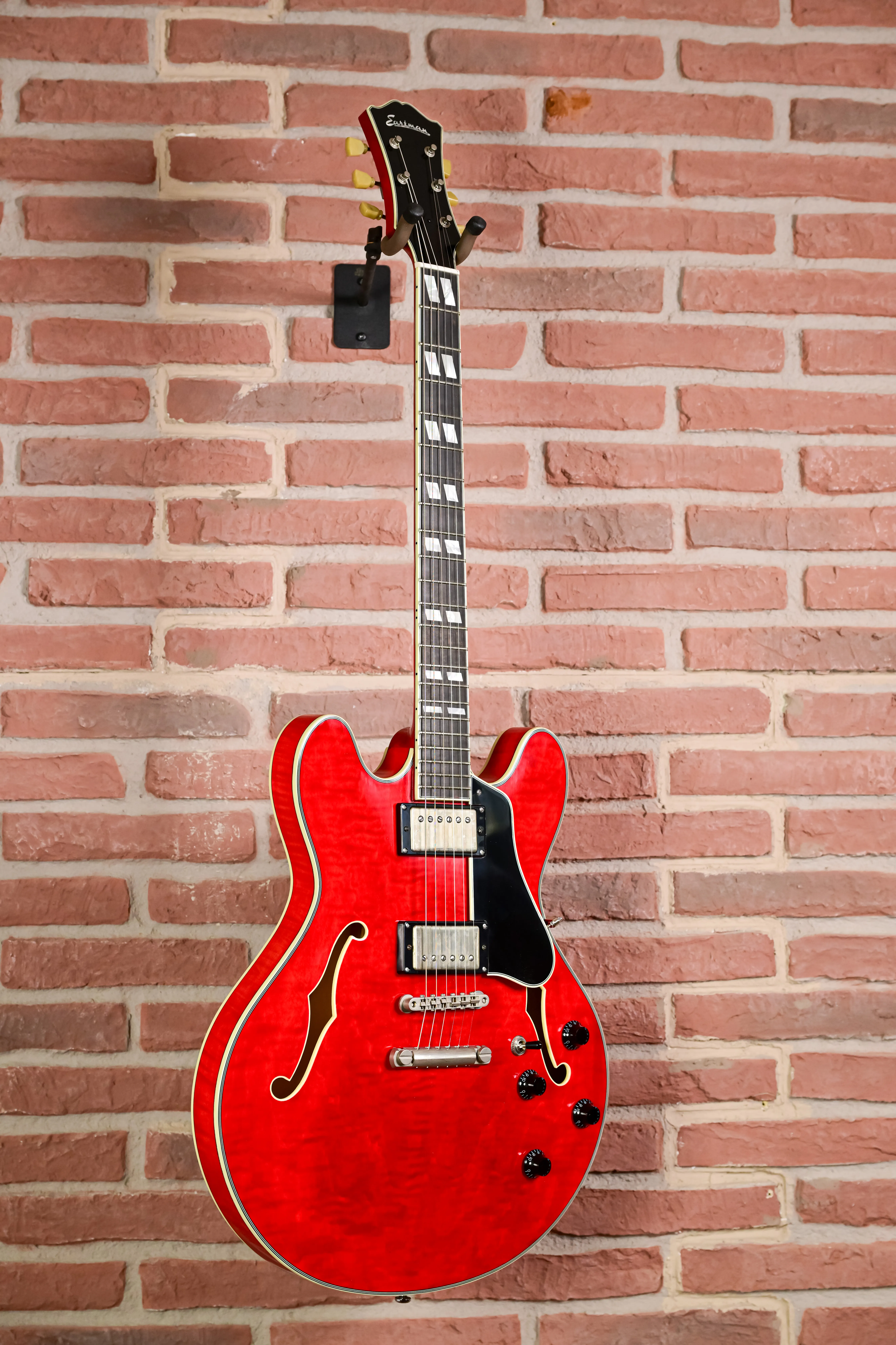 T59/TV-RD Thinline Hollowbody E-Gitarre Antique Red