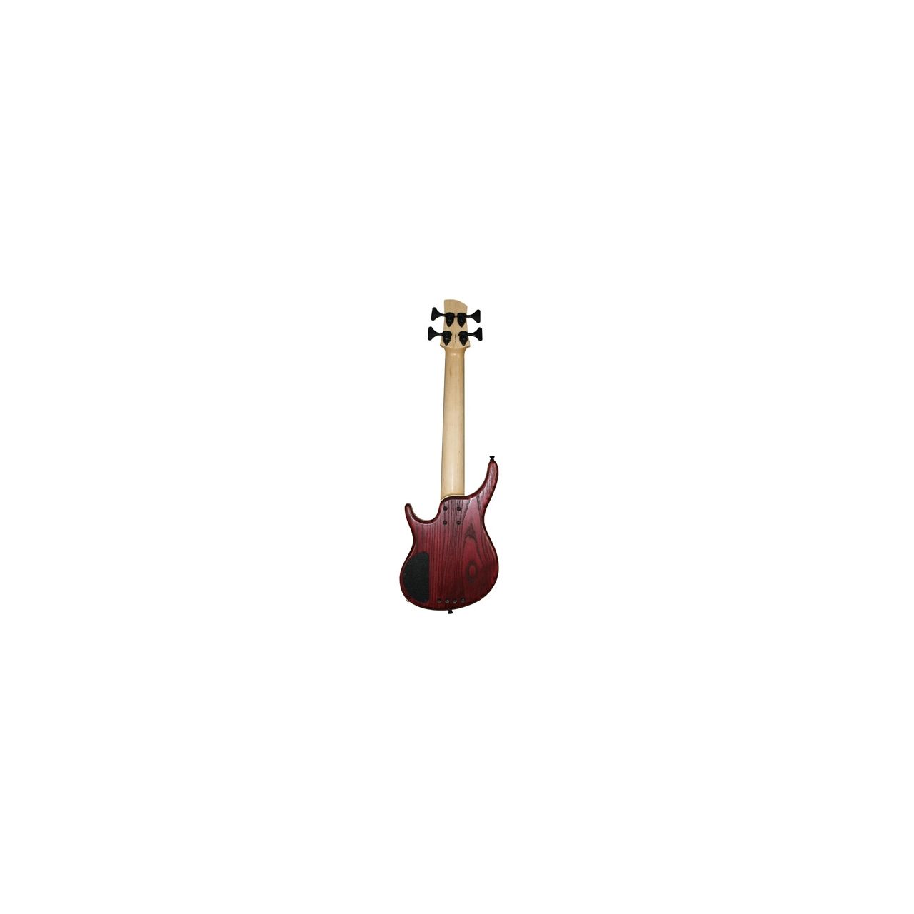 Ubass California Series 4, Red, Fretless, with Gigbag