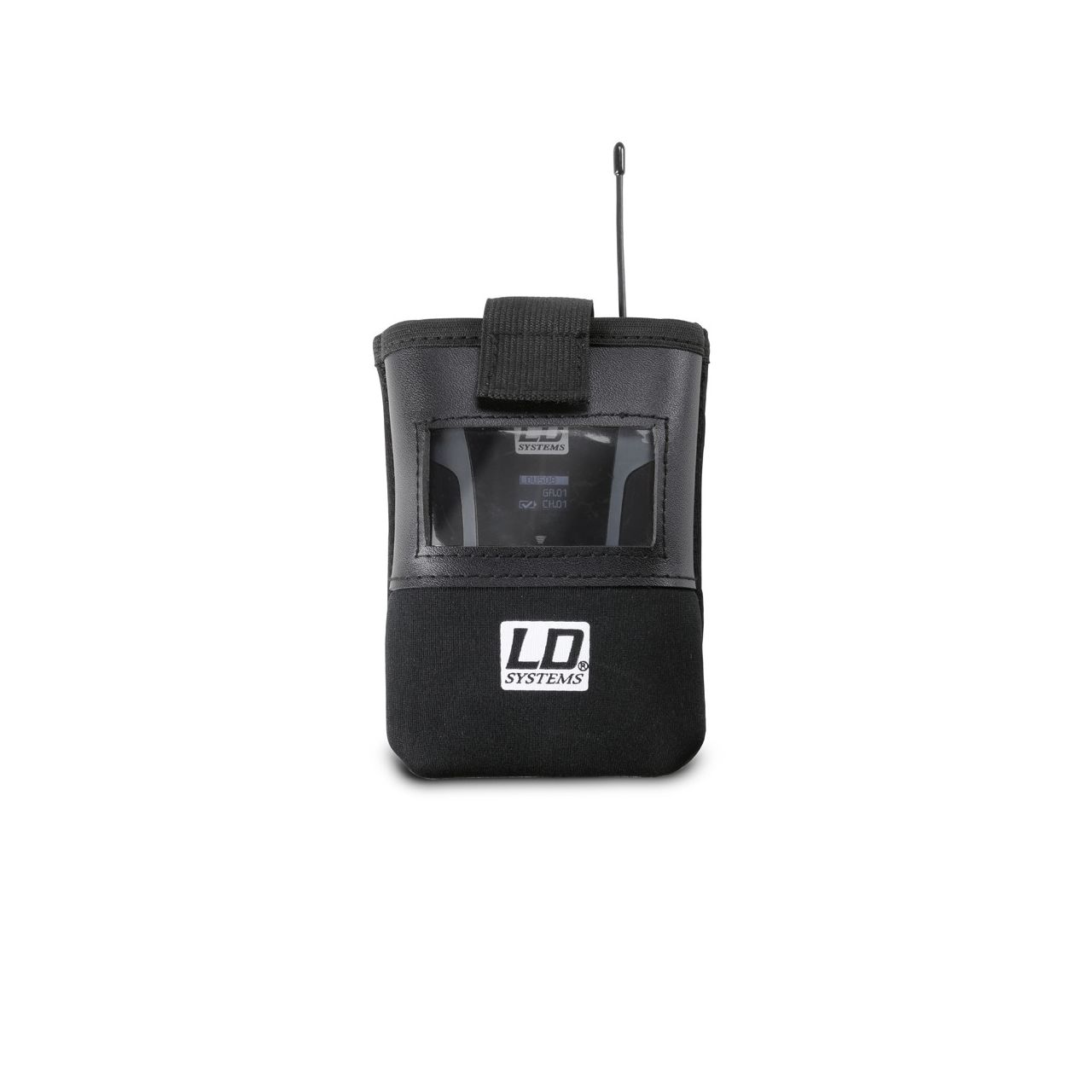BP POCKET 2
Bodypack Tasche mit Display-Sichtfenster