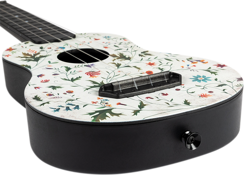 UTS-40 Flower Ultra Travel Ukulele