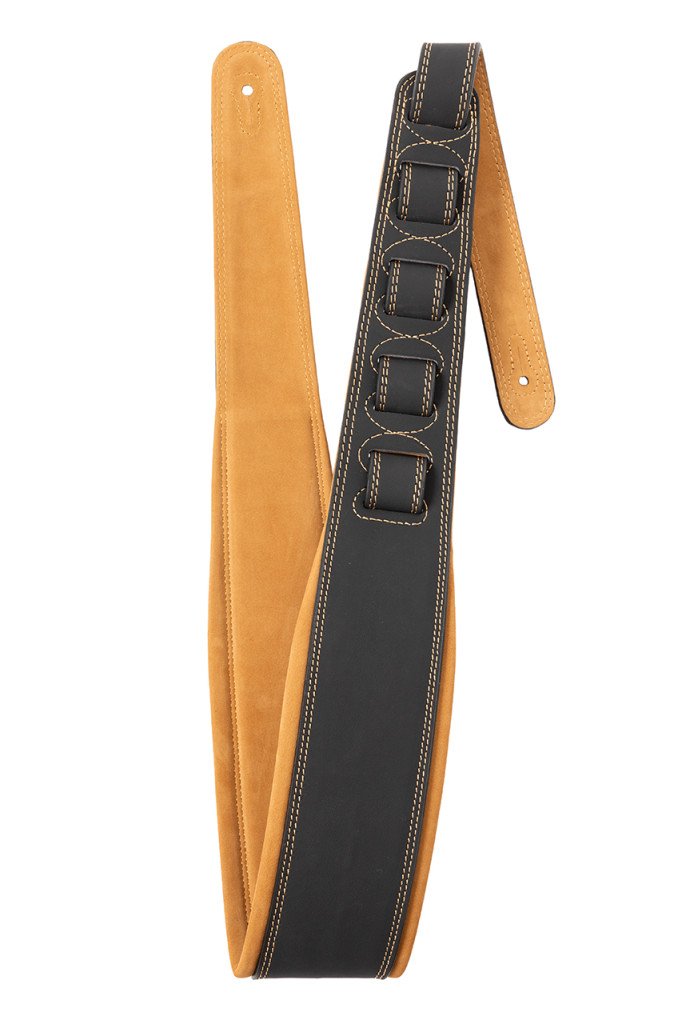 Gitarrengurt Leder Beige