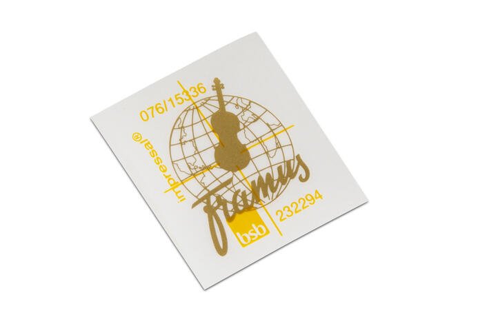 Headstock Globe Decal / Gold