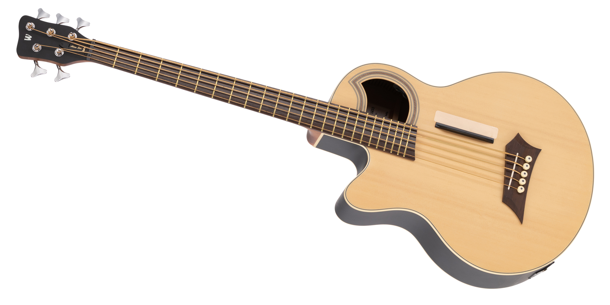 Alien Standard, Lefthand, 5-String - Natural Transparent Satin
