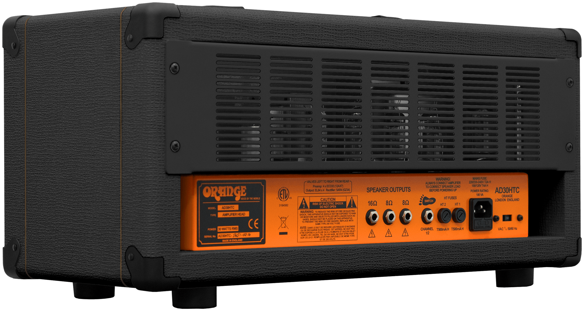AD30HTC BK Vollröhren-Topteil