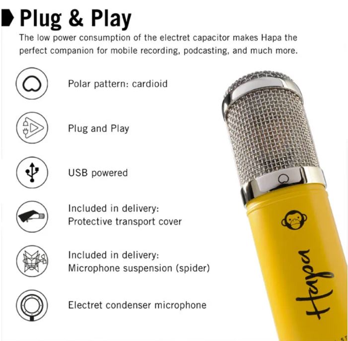 Hapa – USB-Kondensatormikrofon
