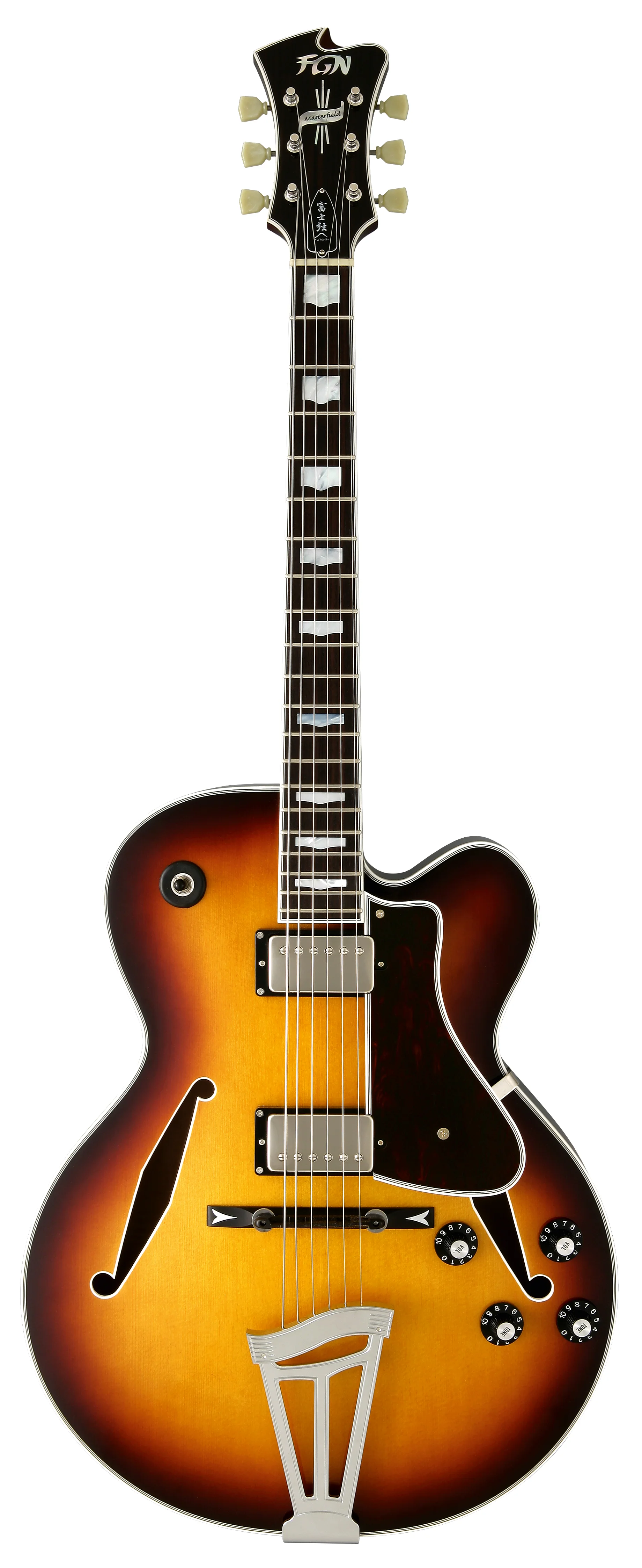 Masterfield Jazz Burst - Hollowbody E-Gitarre