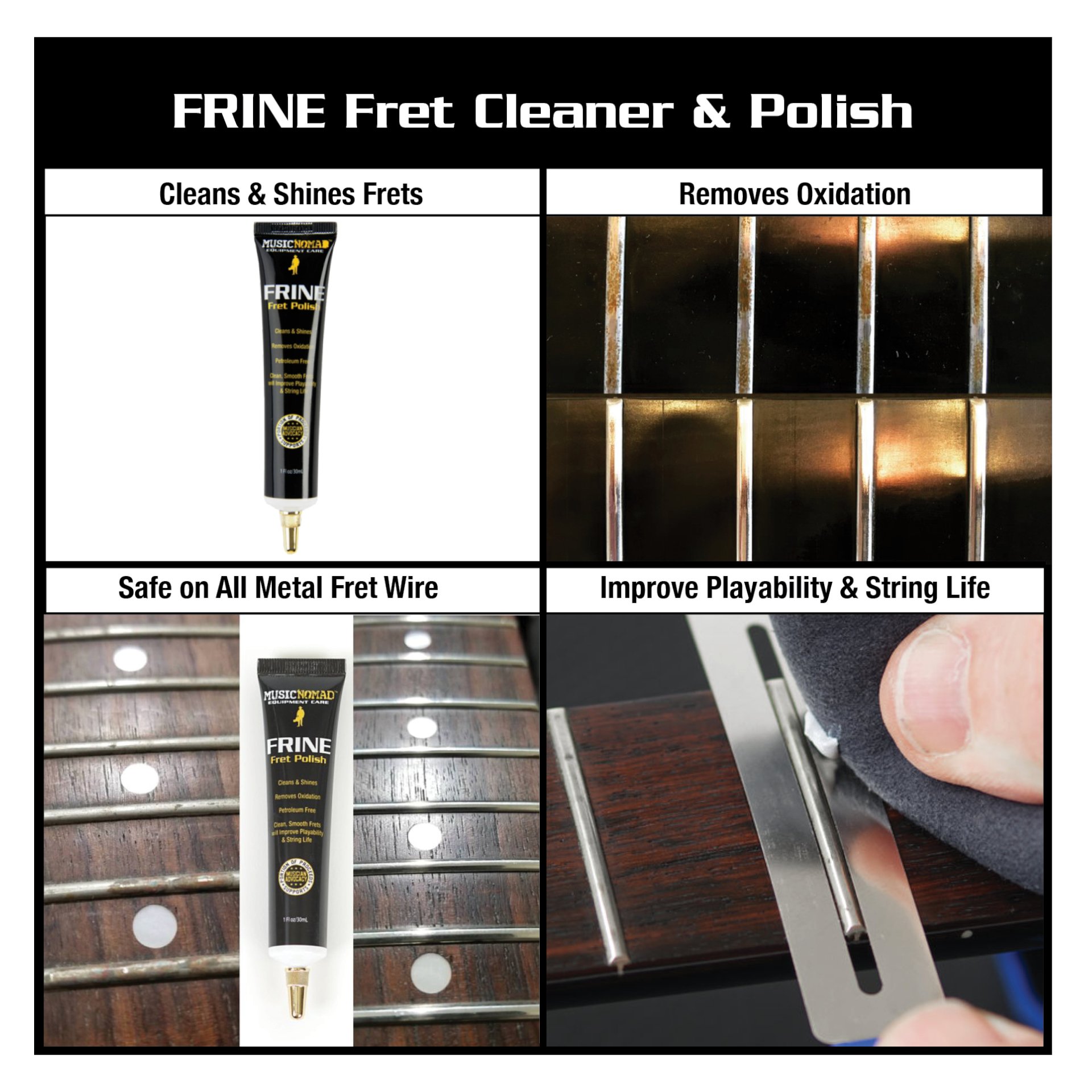 Guitar Cleaning & Care Kit 5 pcs. MN161