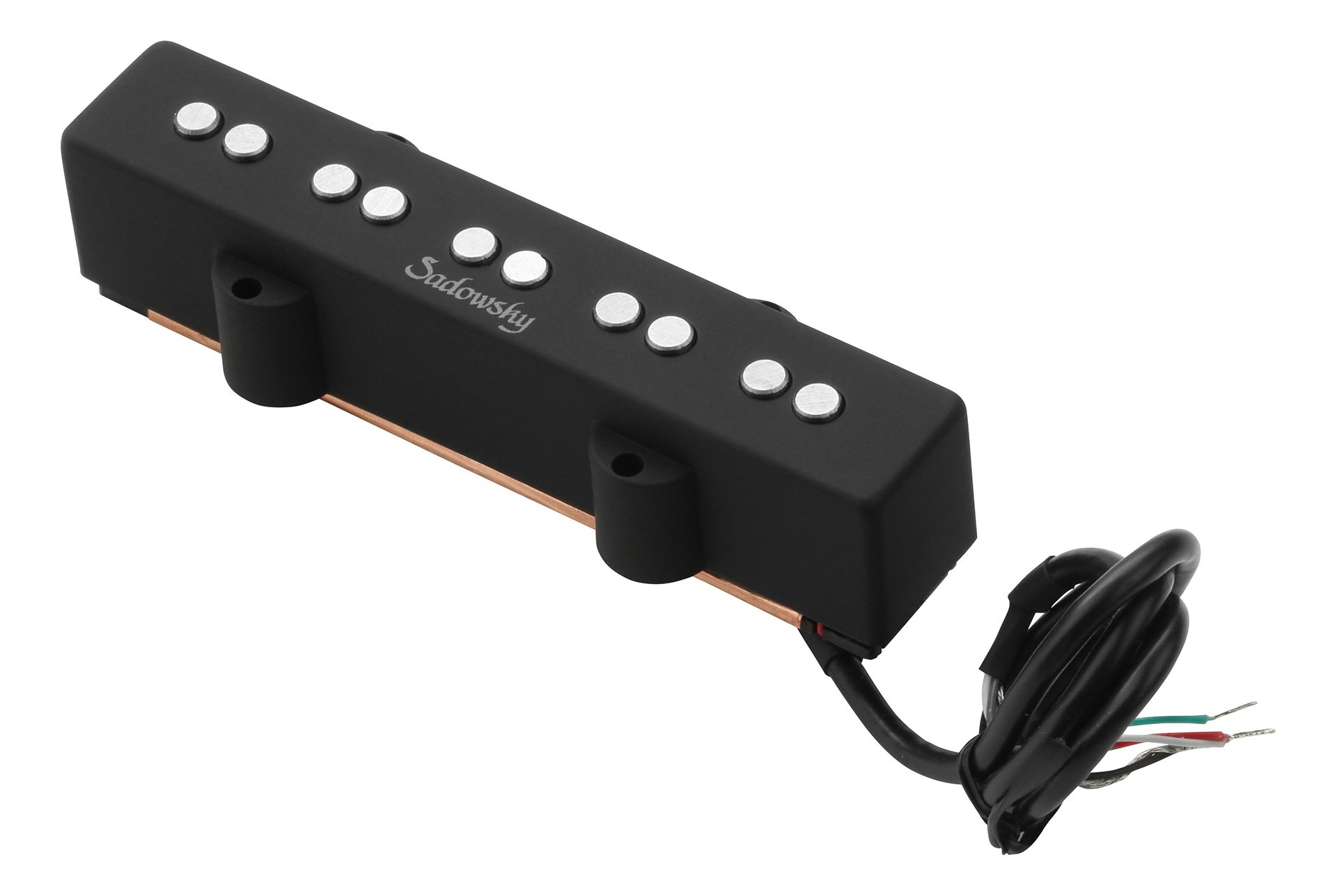 J-Style Bass Pickup, Wide, Noise-Cancelling, Stacked Coil, 5-String - Neck