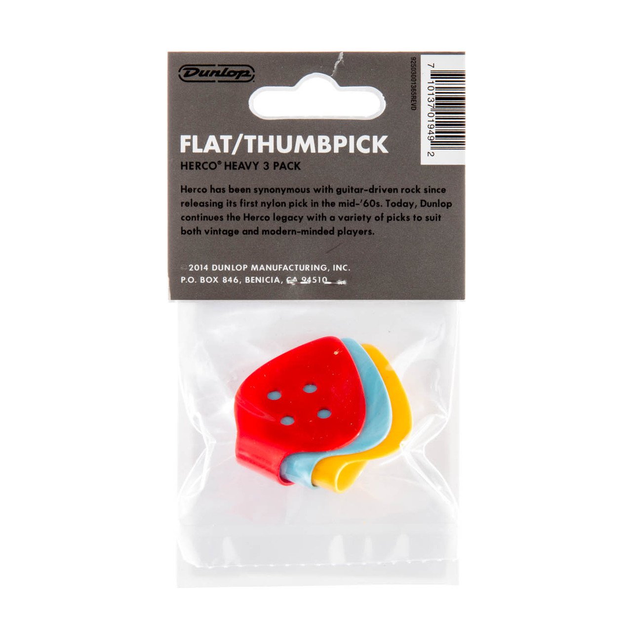 Daumenplektren Heavy, Player Pack (3 Stück)