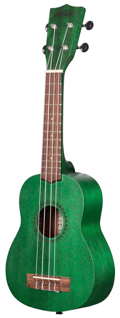 KA-MRT-GRN-S - Fern Green Watercolor Meranti Soprano Ukulele