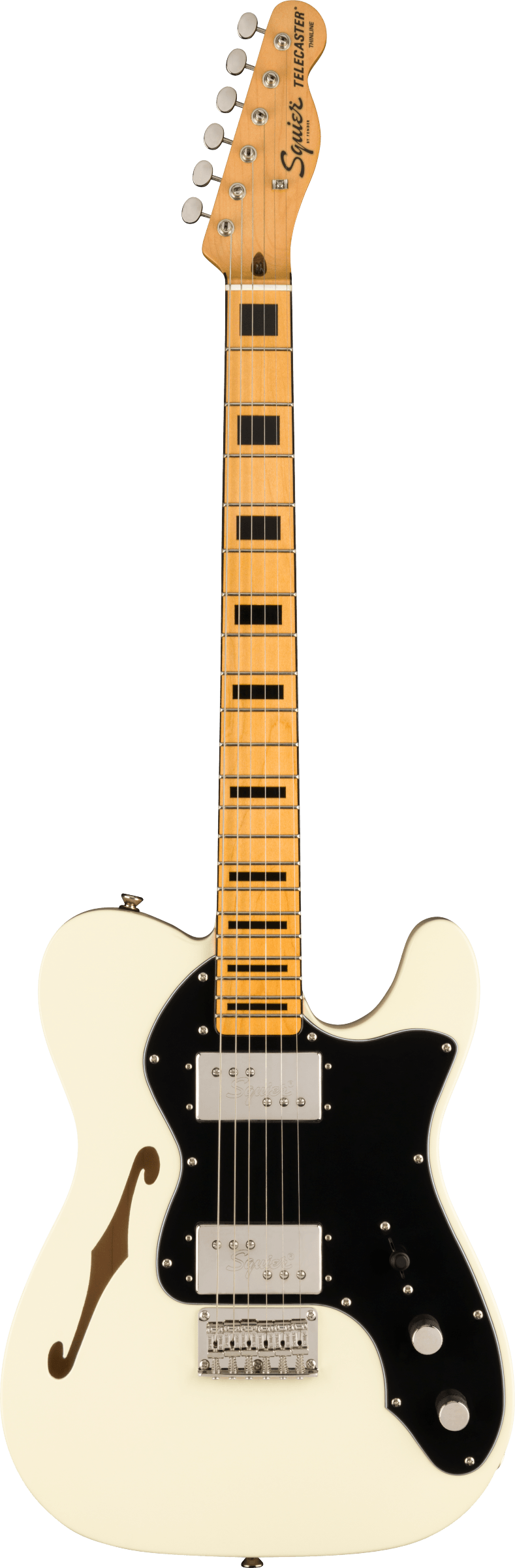 FSR Classic Vibe '70s Telecaster® Thinline, Maple Fingerboard, Olympic White (Showroom)