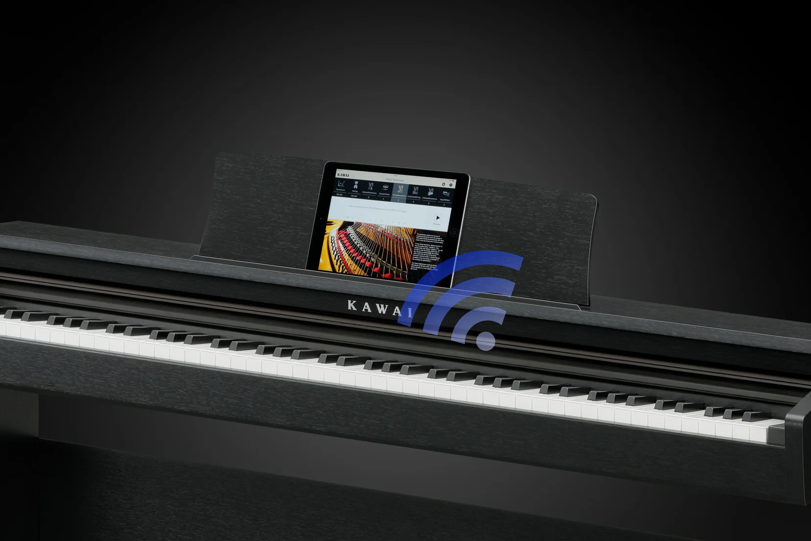 KDP120B Digitalpiano in schwarz satiniert