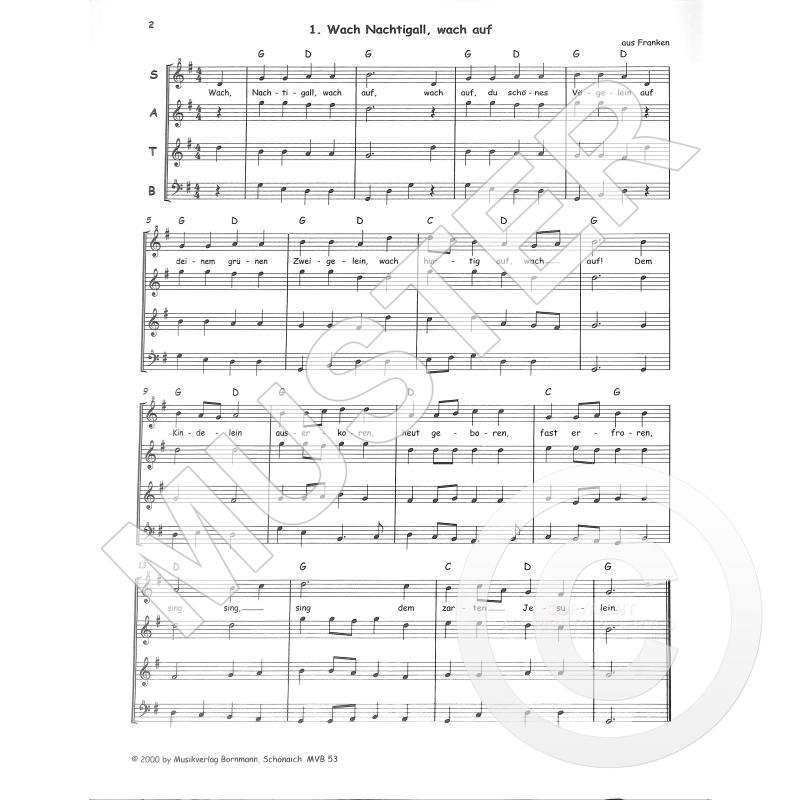 Advents- und Weihnachtslieder für Blockflöten-Quartett