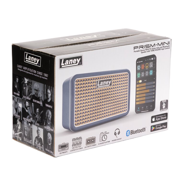 PRISM-MINI Black Portable Stereo Multi Fx Guitar Amp