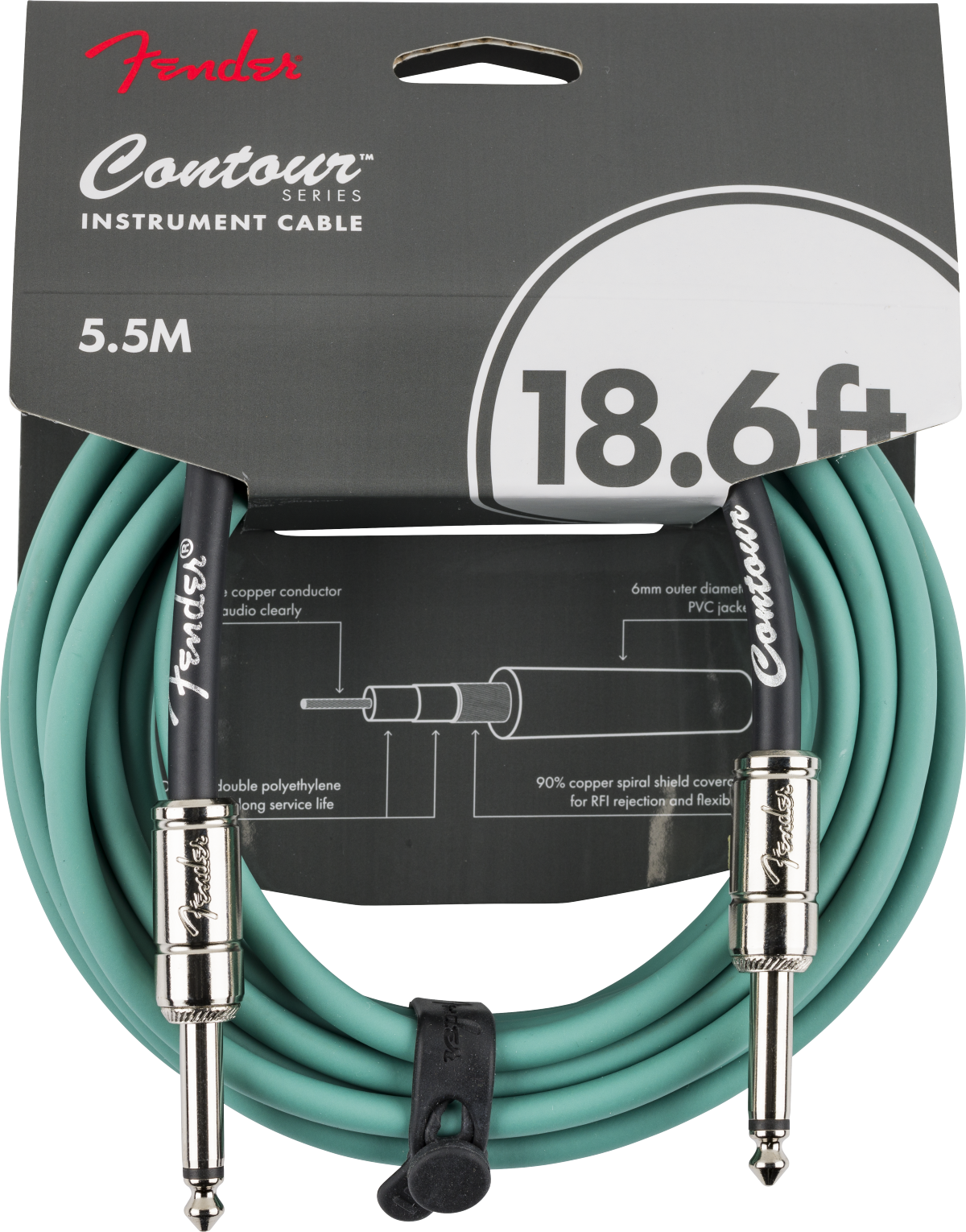 Contour Instrument Cable 5,5m Sherwood Green