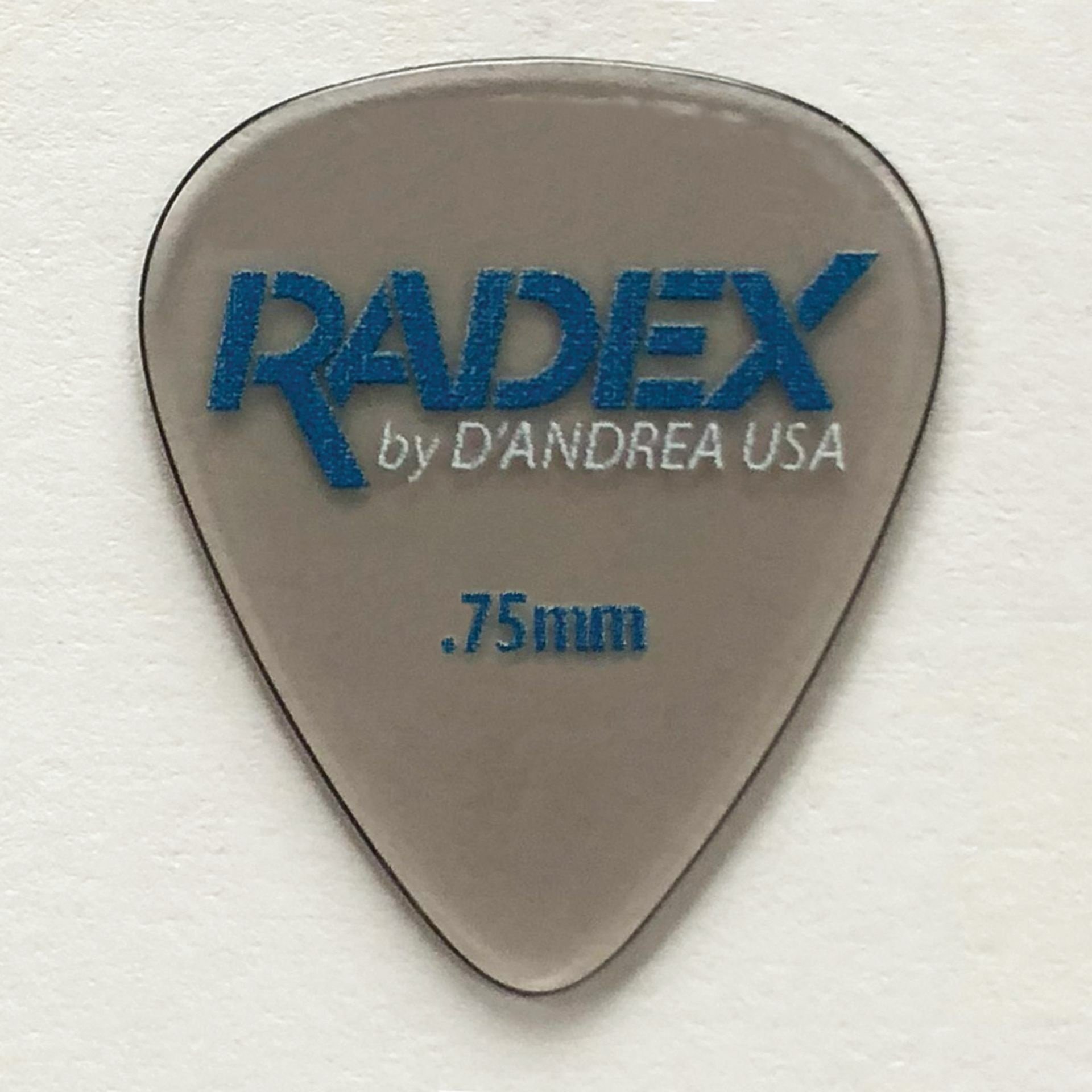 Radex Picks - 351 Shape (RDX351 0.75), 6 pcs Pick Pack, 0.75 mm, Smoke