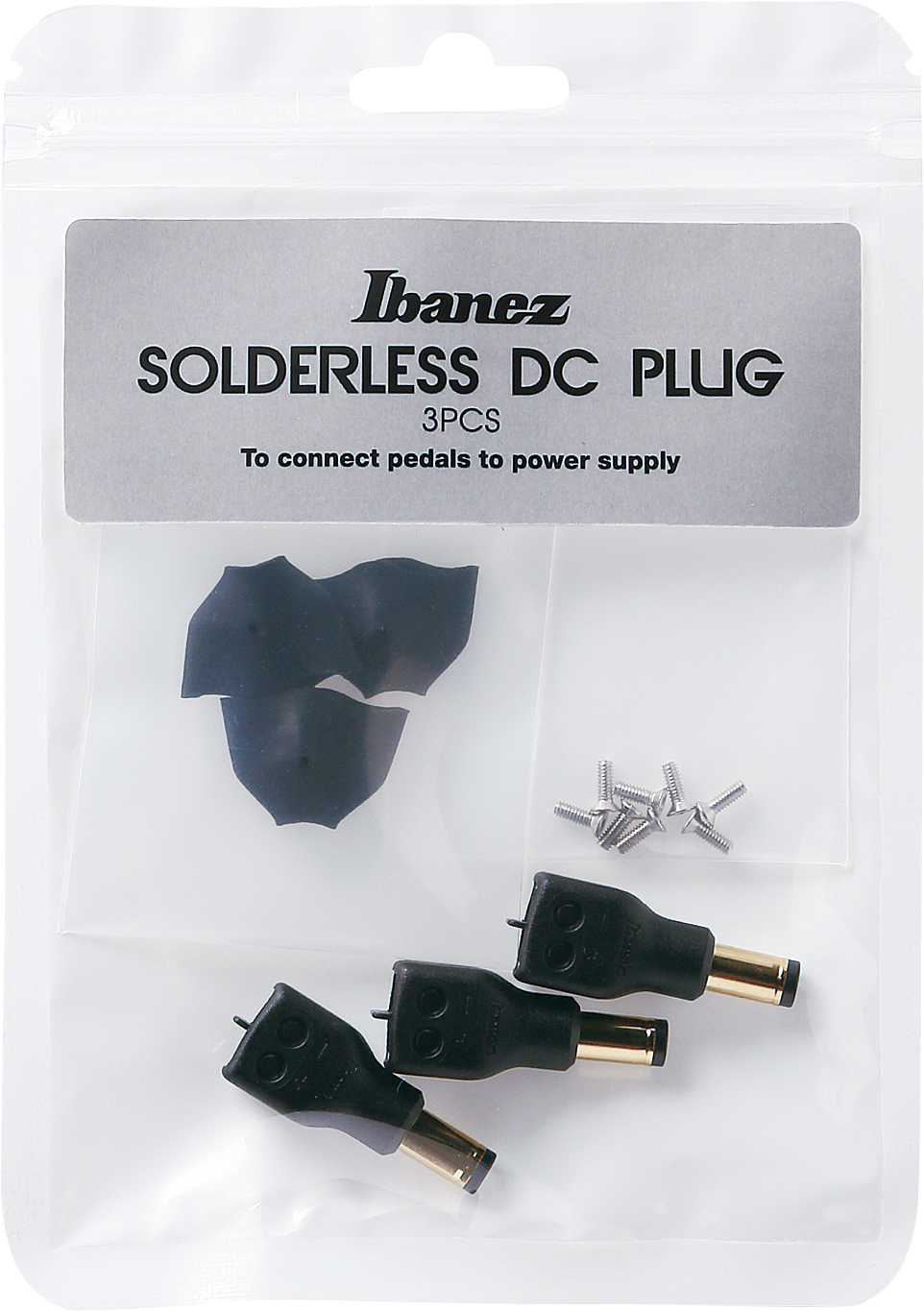 DCSLPS1 DC Kabel gerader Stecker, 3-Pack