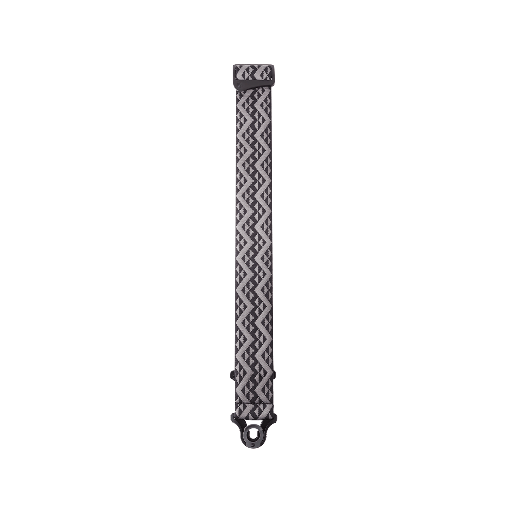 Auto Lock Gitarrengurt, gepolstert, schwarze Geometrien