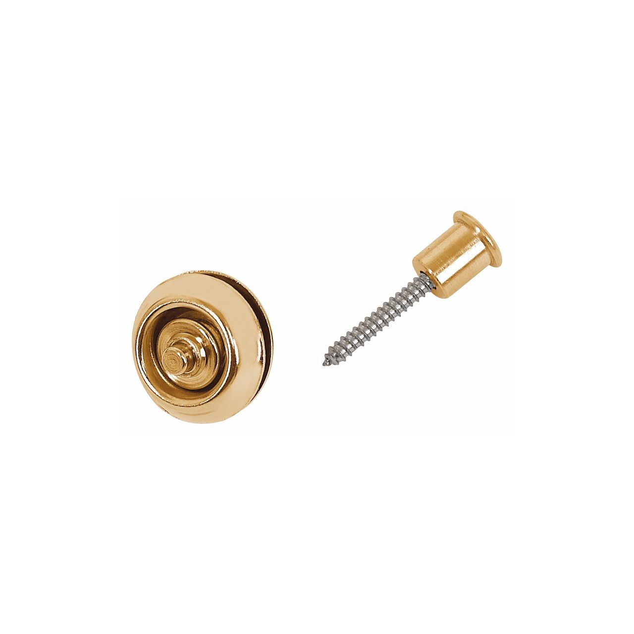 SLS1404G Security Locks Gold - Strap Lock Flush Mount 