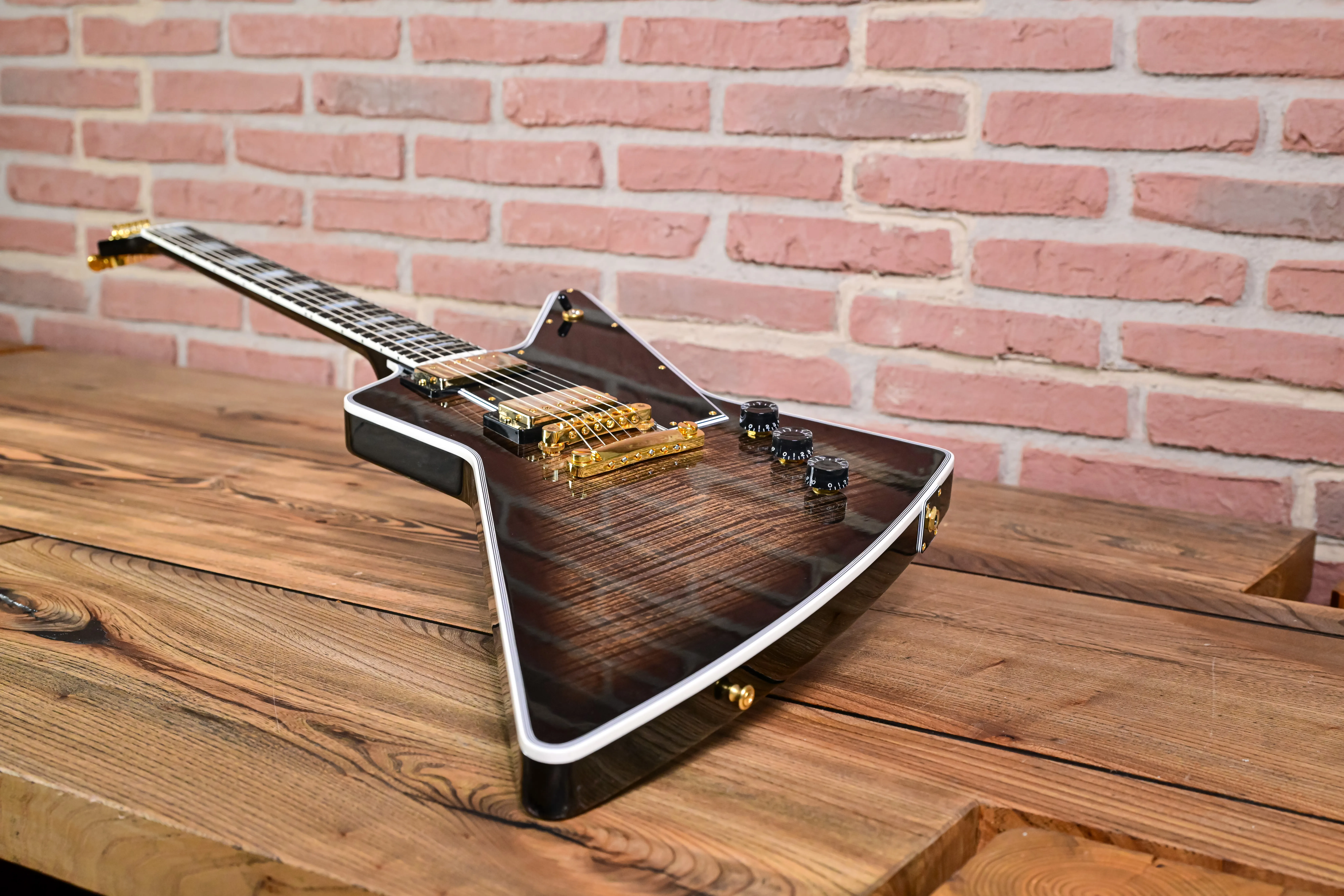 Explorer Custom Figured Cobra Burst VOS Custom Shop