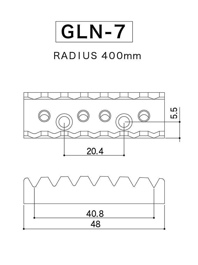 GLN-7 Locking Nut Top Mount Typ