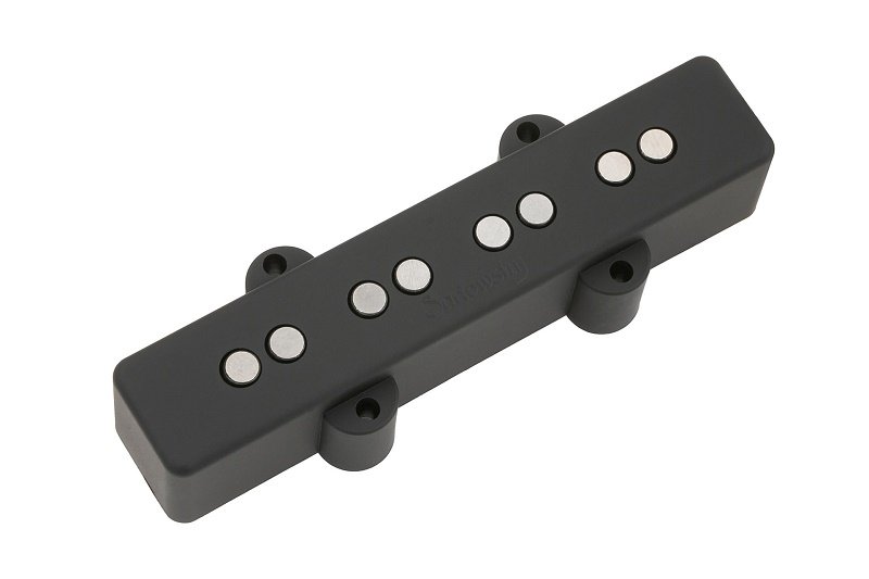 J-Style Bass Pickup Noise-Cancelling Stacked Coil 4-String Bridge