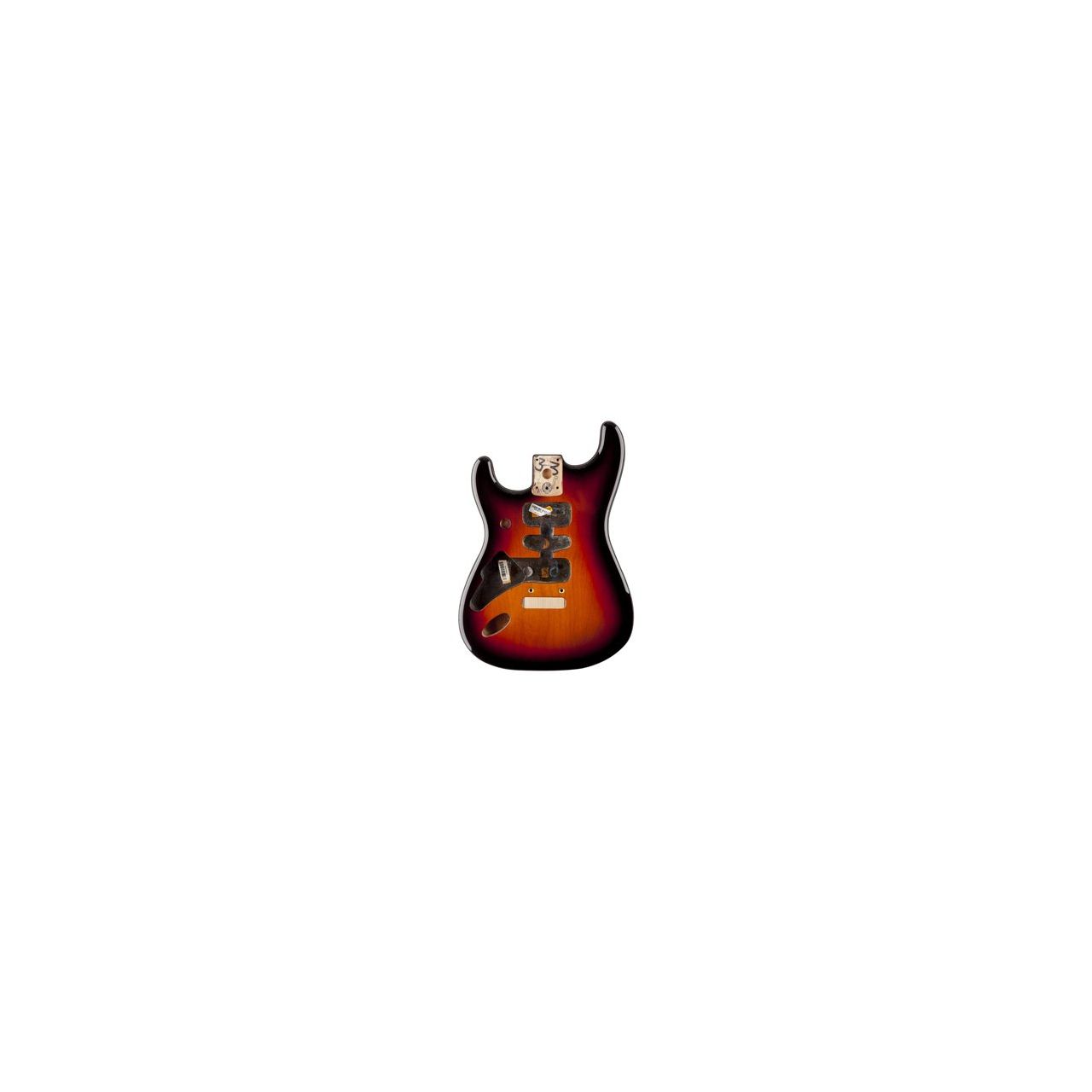 USA Stratocaster® HSH Alder Left-Hand Body, 3-Color Sunburst