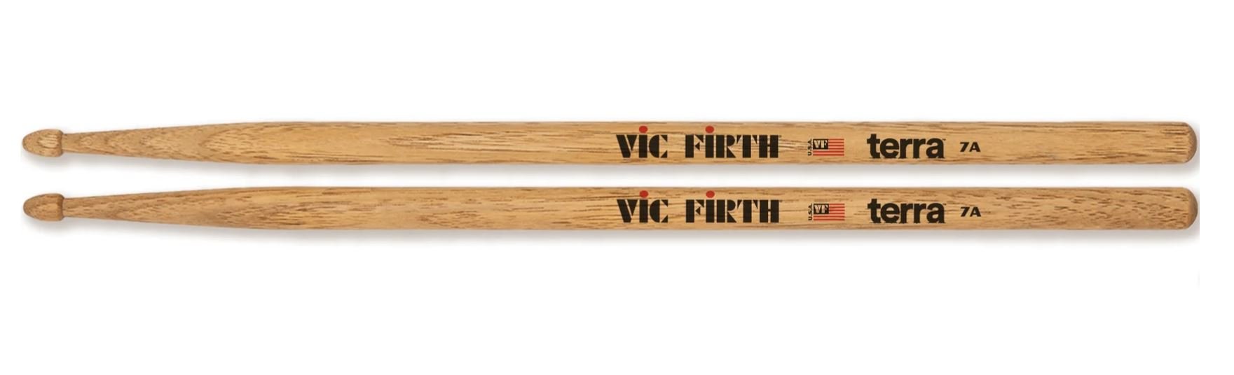 Drum Sticks, Terra Serie, 7AT, Wood Tip