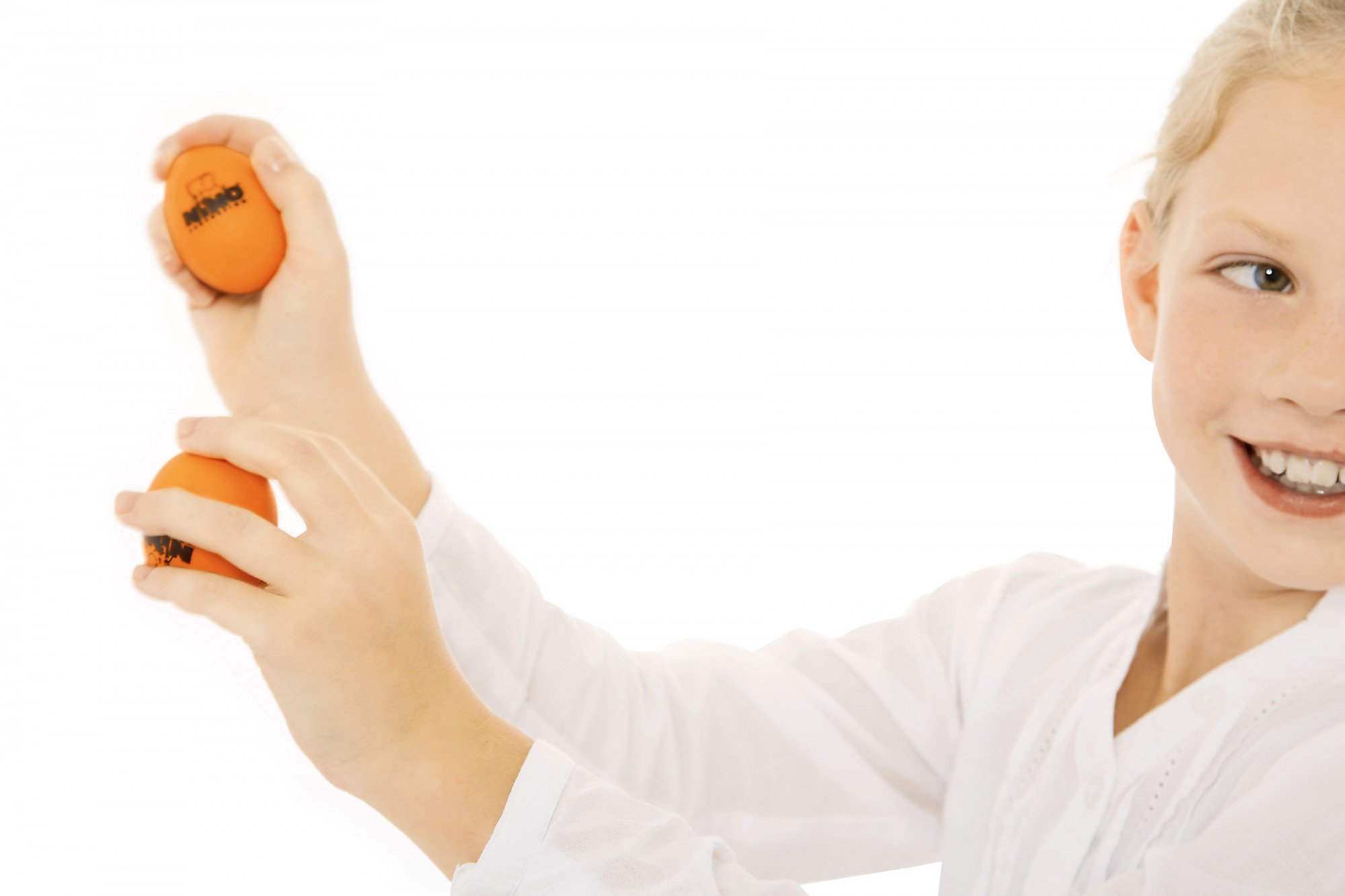 Egg Shaker Paar Orange