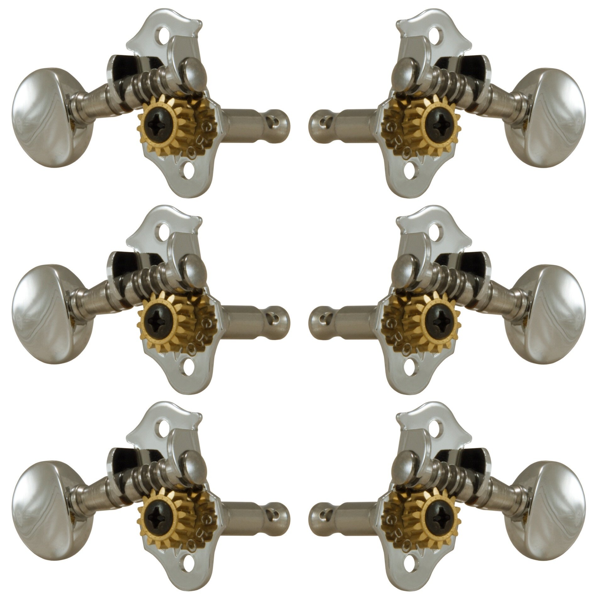 V98N Sta-Tite Machine Head 3 + 3 - Nickel
