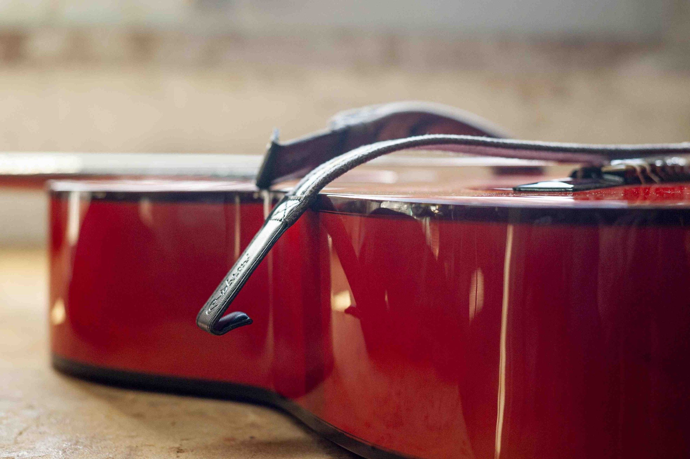 Hook Black Klassischer Gitarrengurt