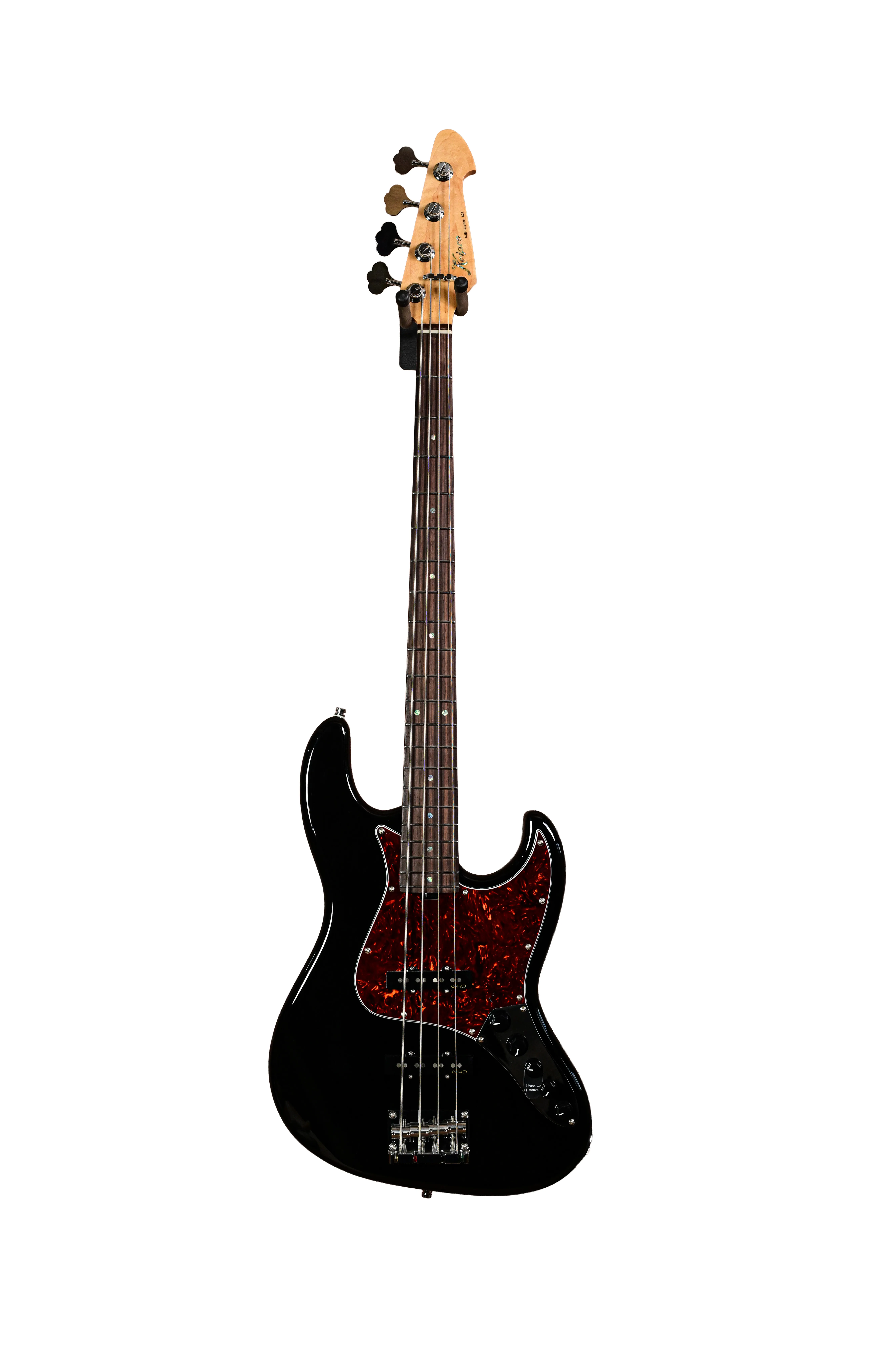 KJB-Custom Rosewood Act Bass  Black