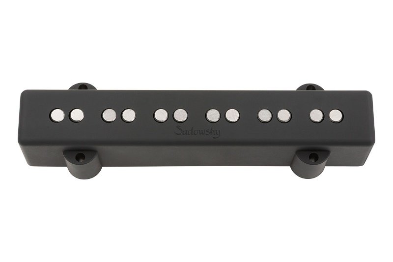 J-Style Bass Pickup Noise-Cancelling Stacked Coil 6-String Bridge