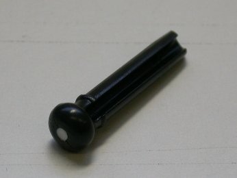 Bridge Pin Ivorex II - schwarz für AC/AW/TCY Modelle
