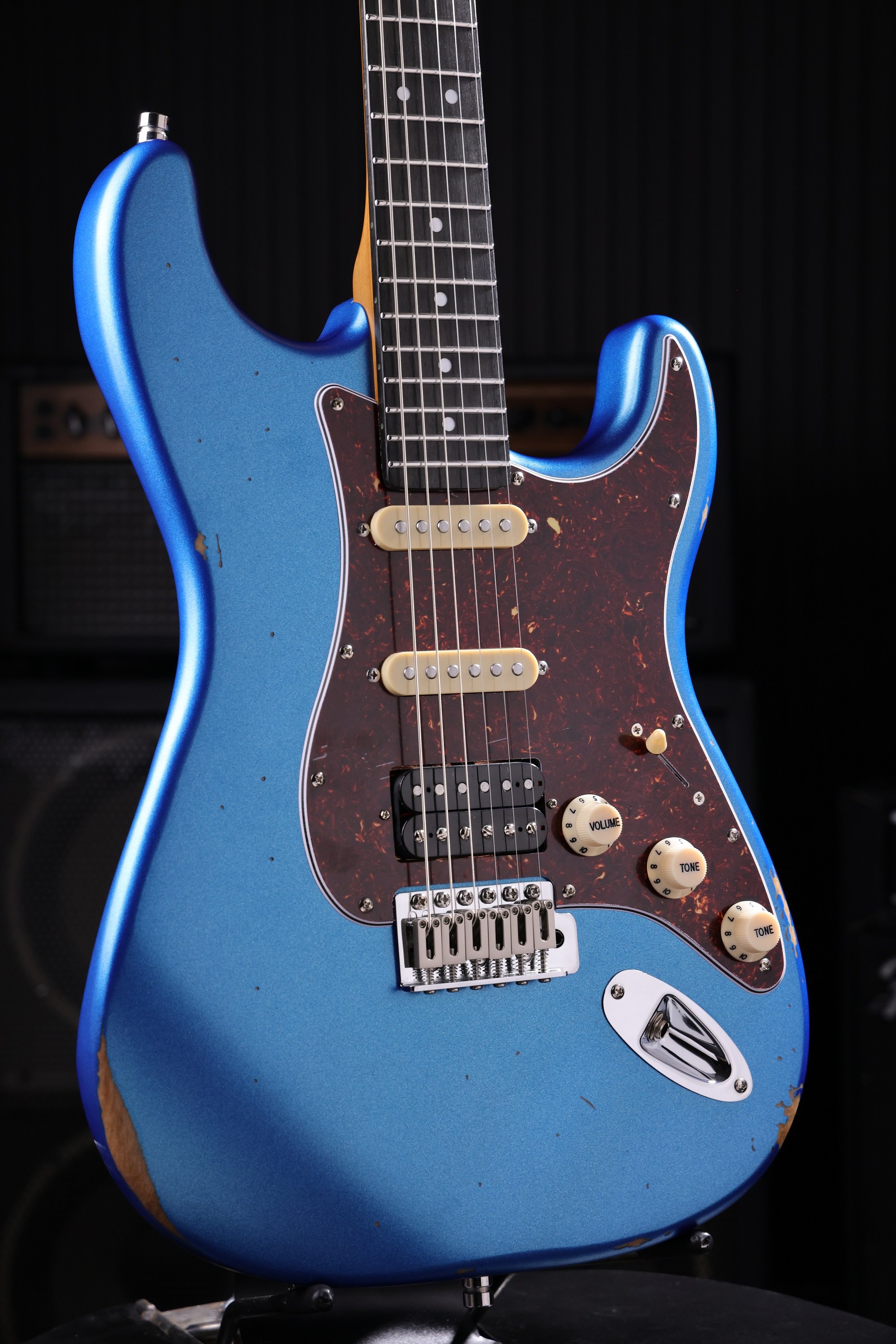 PS-7 LPB R Lake Placid Blue Relic E-Gitarre