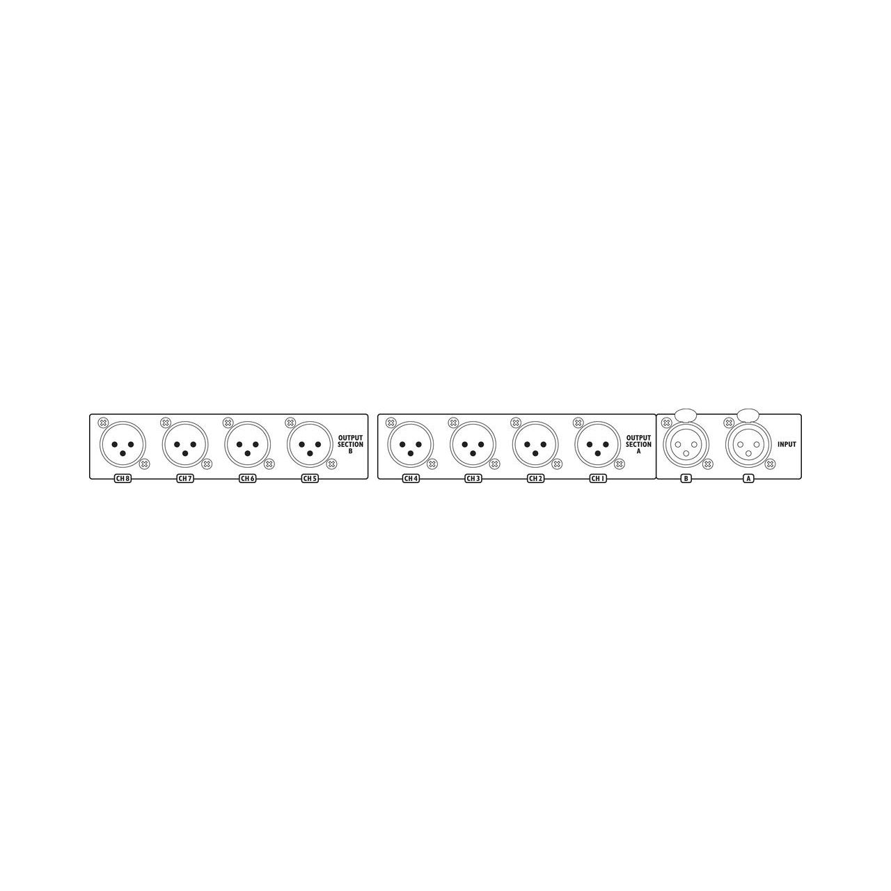 LS-280/SW - 8-fach Line Splitter
