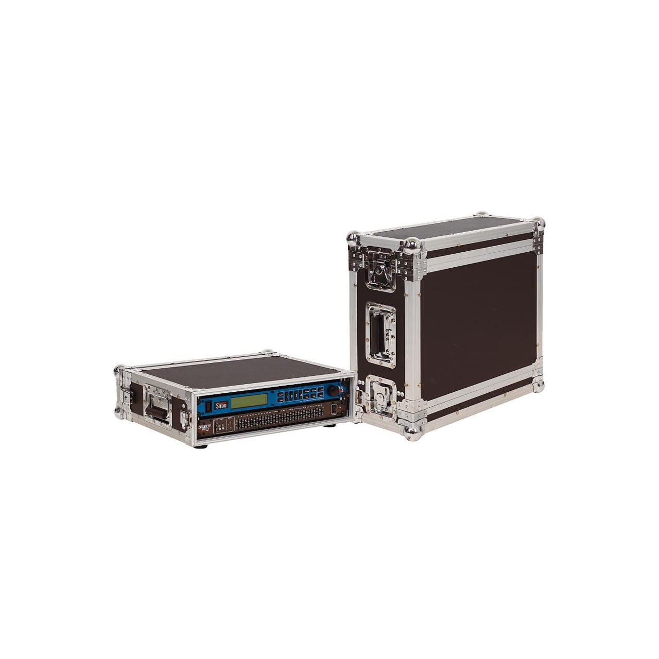 RockCase Professional Flight Case - Rack 2HE / 2HU