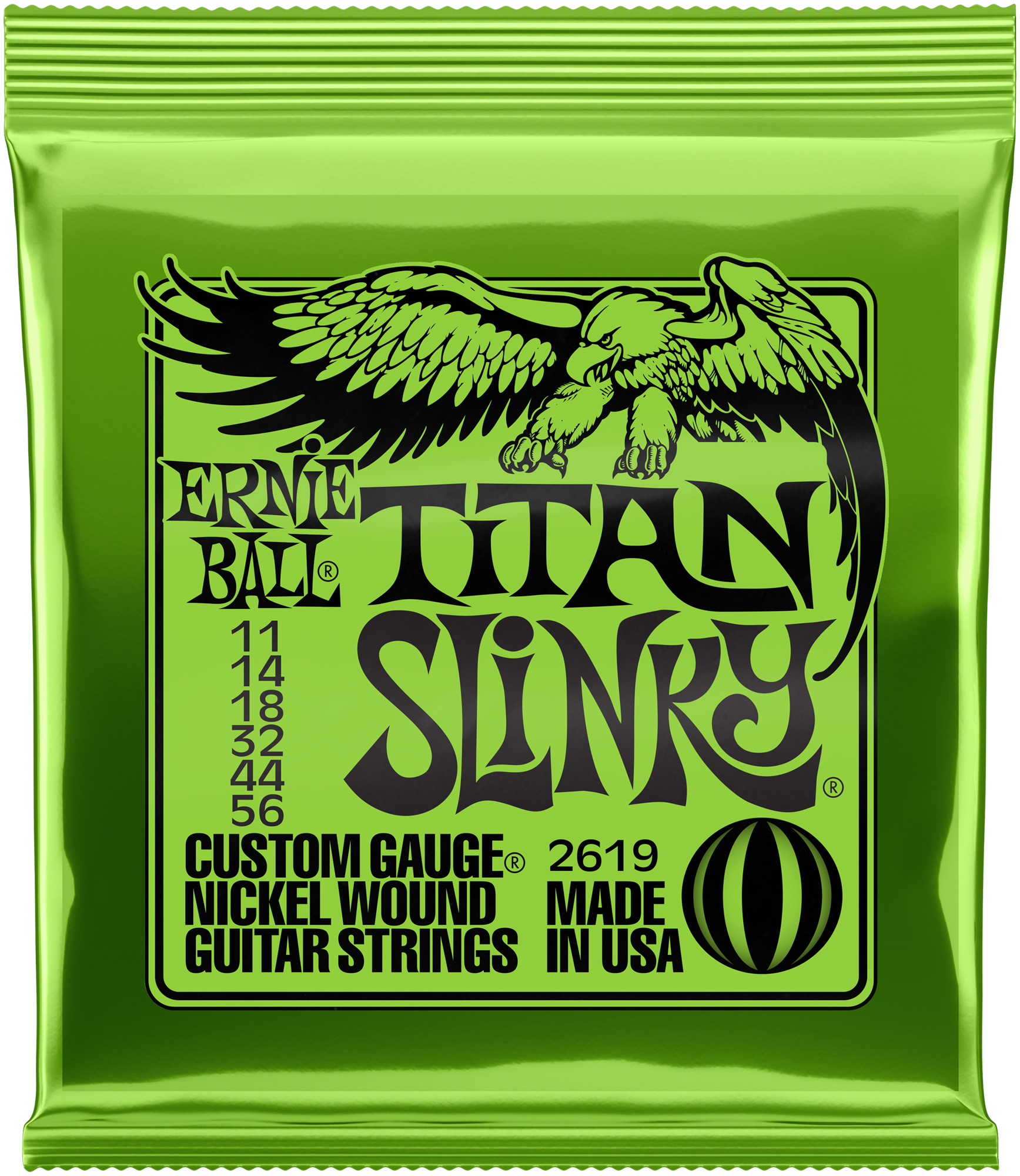 Saitensatz E-Gitarre Titan Slinky Nickel Wound 11-56 
