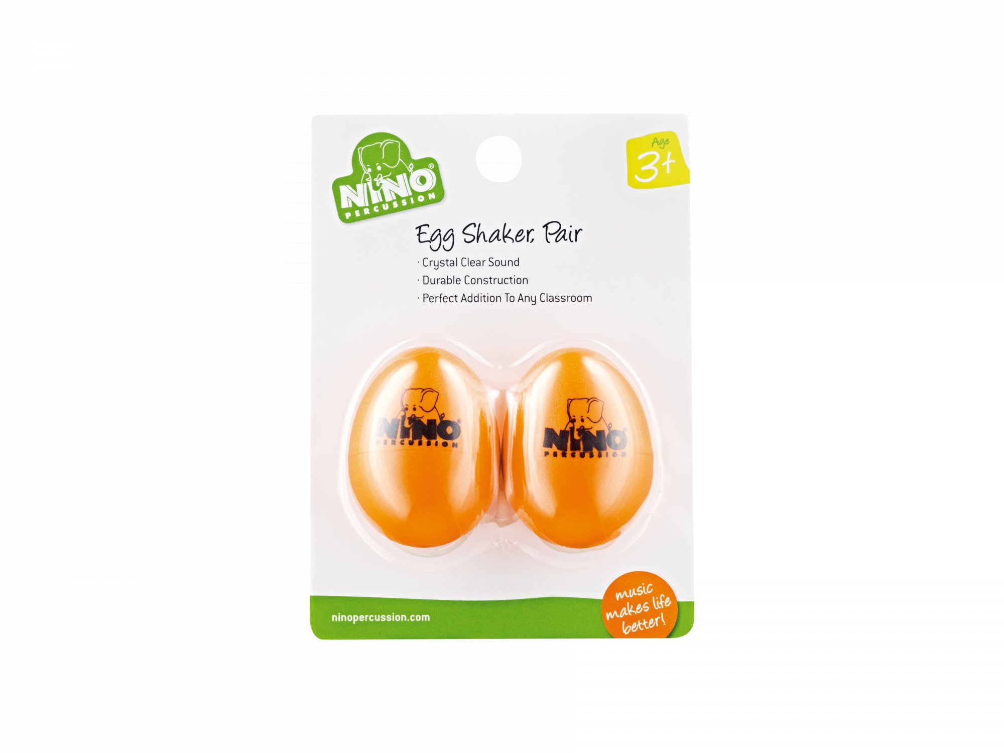 Egg Shaker Paar Orange