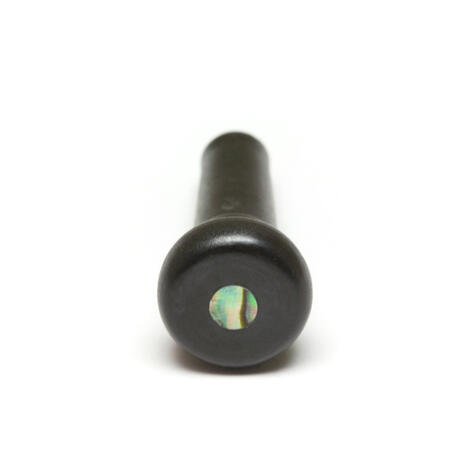 TUSQ PP-7282-00 - End Pin - Black - with Paua Shell Inlay 