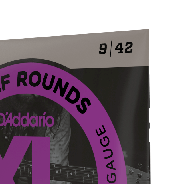 EHR320 Half Round Electric Guitar Strings, Super Light, 9-42