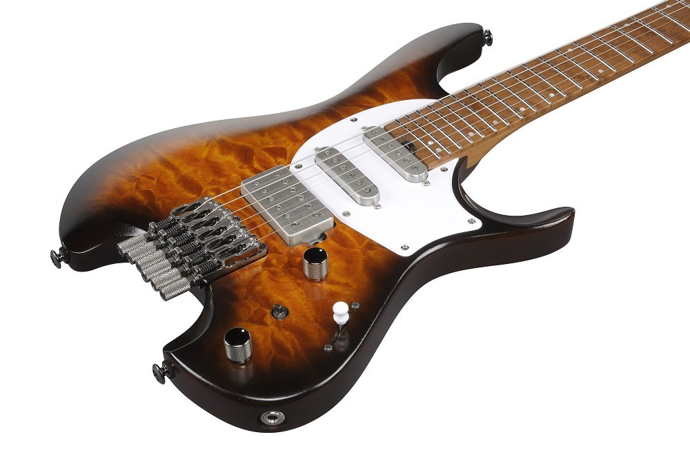 Q54WQM-DEL Dragon Eye Burst Q Series Headless E-Gitarre