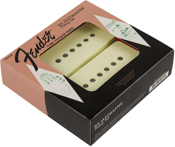 Pure Vintage 65 Jazzmaster Pickup Set Vintage White