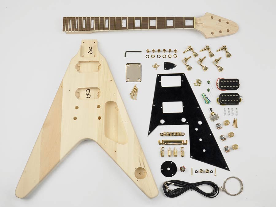V-Style E-Gitarren-Bausatz DIY