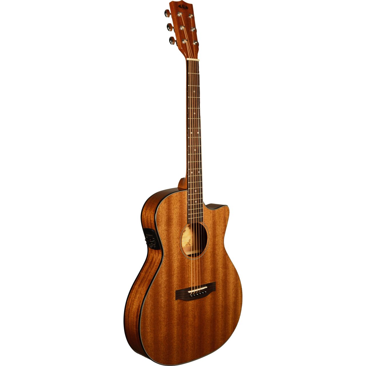 Thinline Mahagoni - Westerngitarre mit Tonabnehmer