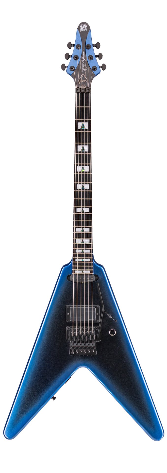 Artist Line Breaker WH-1 - Solid Dark Night Metallic High Polish E-Gitarre