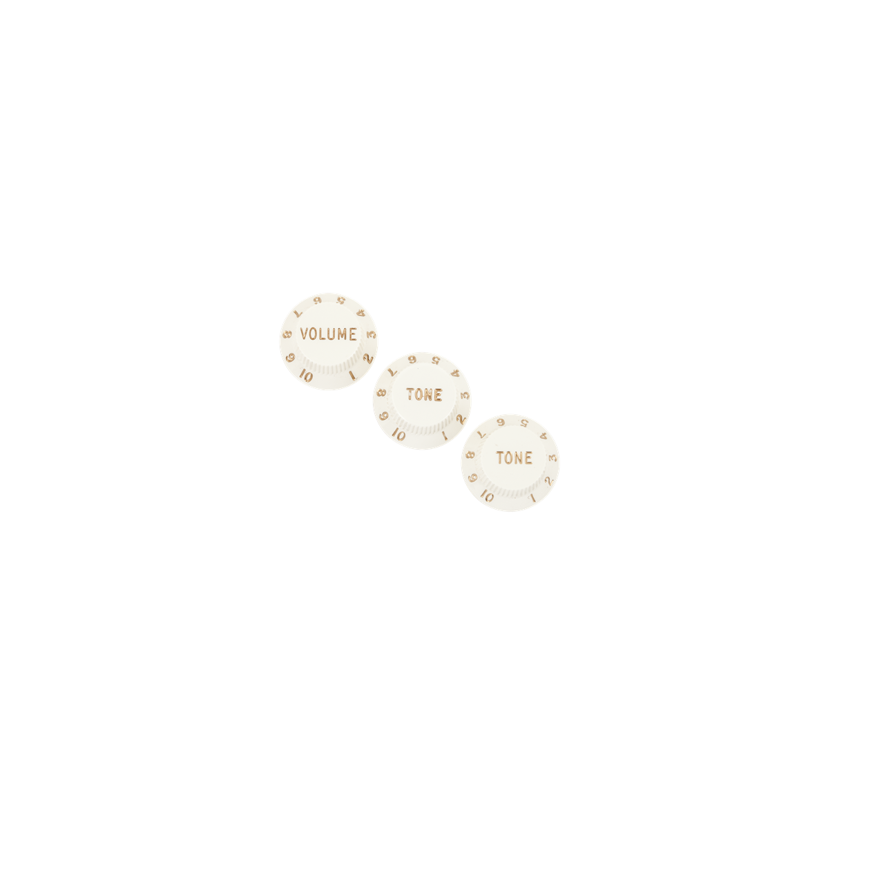 Stratocaster Knobs (Volume, Tone, Tone)