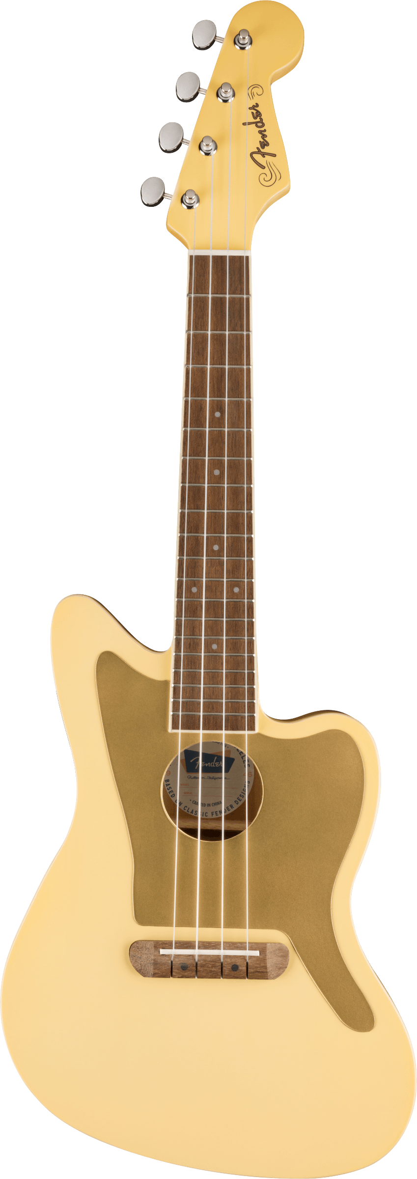 FSR Fullerton Jazzmaster® Uke, Vintage White