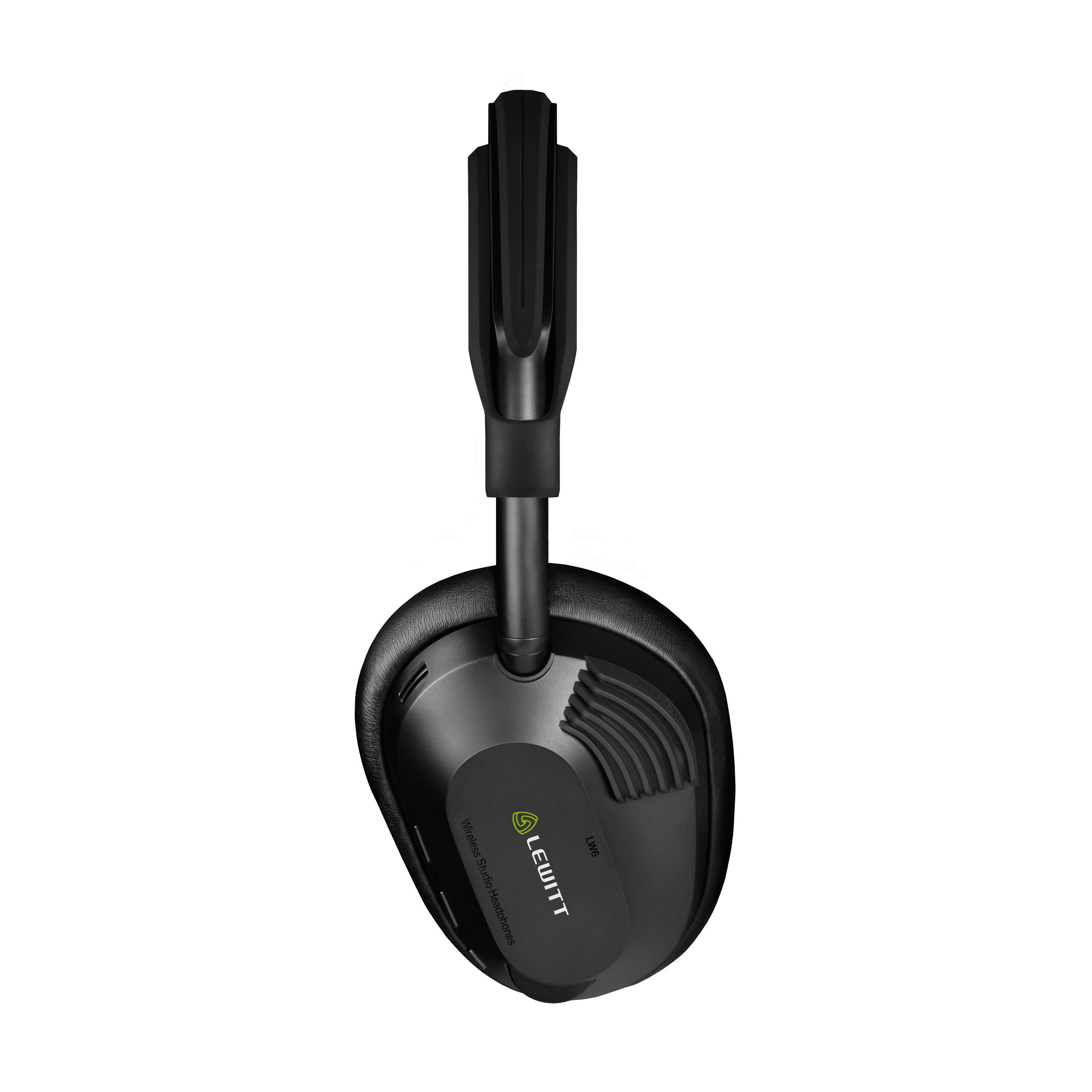 Kopfhörer, Over-Ear, kabellos, schwarz, Kunstleder