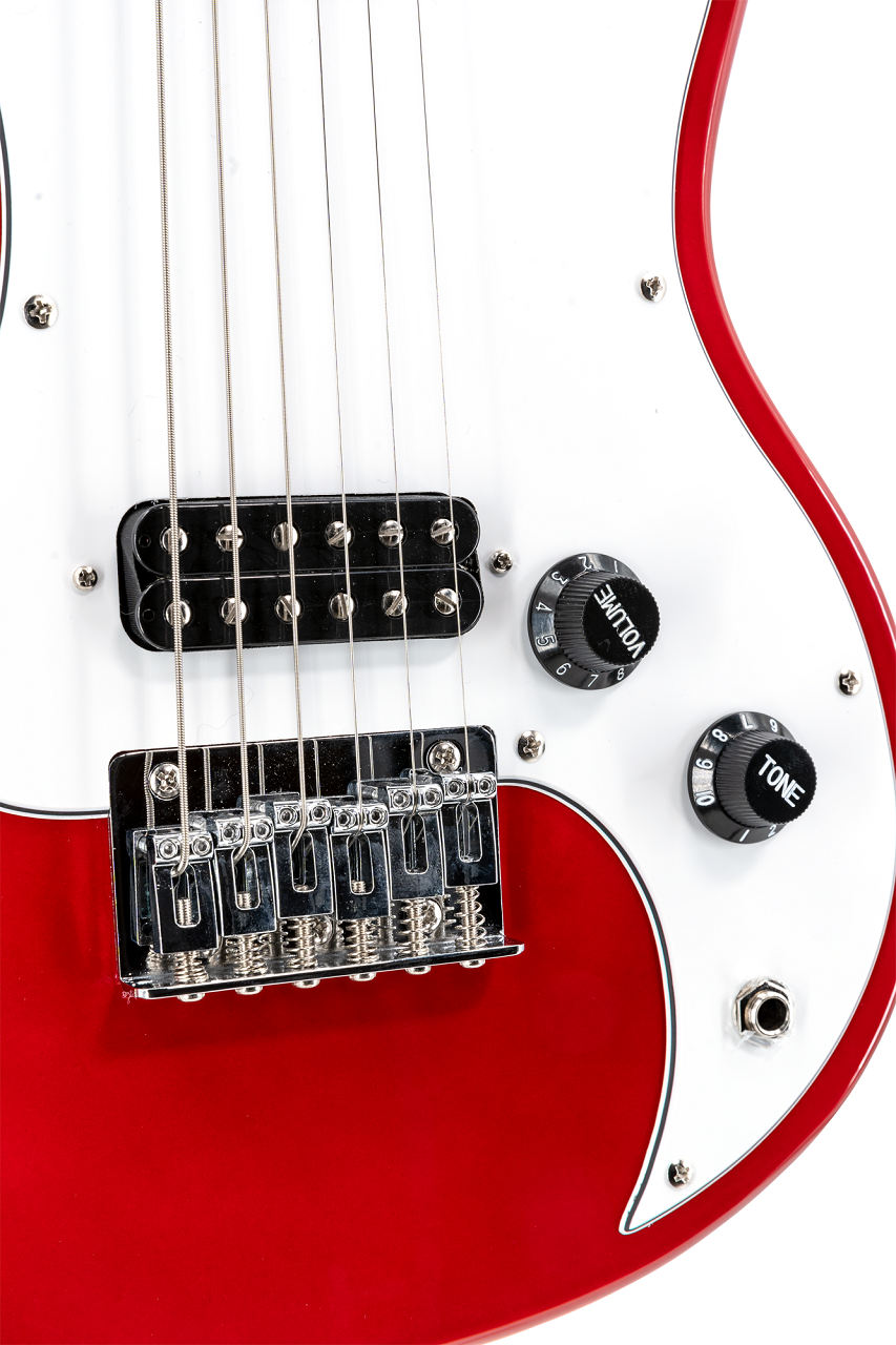 VXSDC1 E-Gitarre Mini Rot - inkl. Gigbag